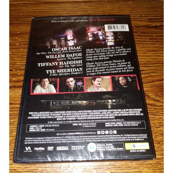 The Card Counter (DVD, 2021) (unopened) - Picture 2 of 3